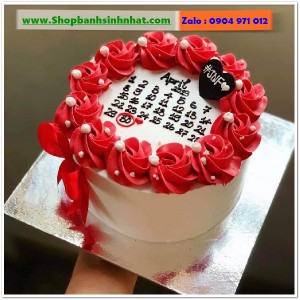 Bánh Sinh Nhật Cuốn Lịch - CL92